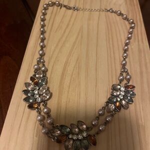 Vintage Beaded and Rhinestone
Necklace